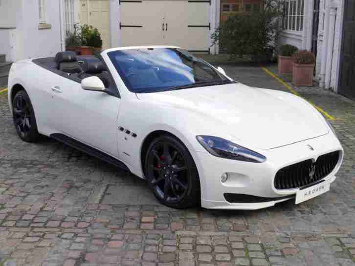 2012 Maserati GranCabrio Sport Auto 12 12 Petrol White Automatic