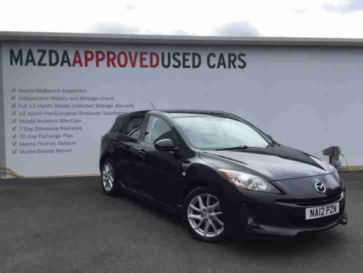 2012 Mazda 3 2.2d [185] Sport 5dr Diesel black Manual