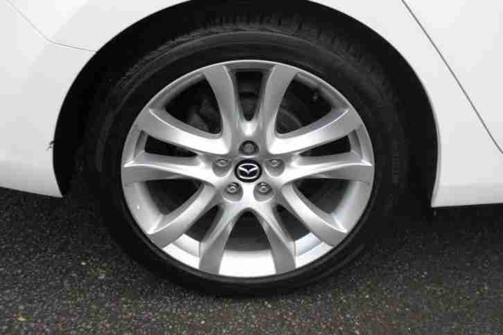 2012 Mazda 6 2.0 SKYACTIV-G Sport Nav/Rear Camera LOW MILES Petrol white Manual