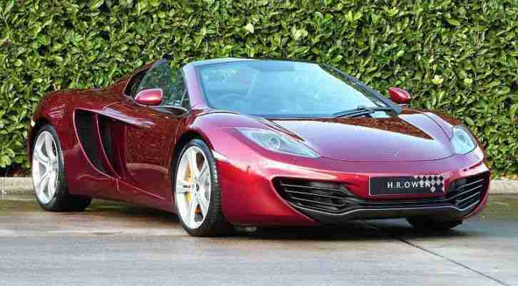 2012 McLaren 12C V8 Spider Petrol Red Not Specified