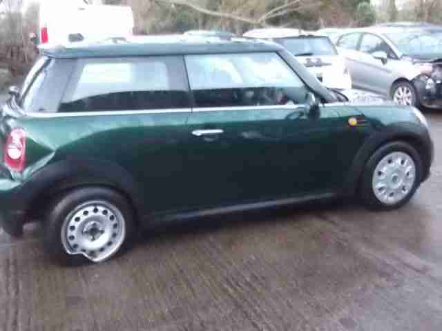 2012 Mini 1.6TD One D 16k Miles Cat D Salvage Damaged