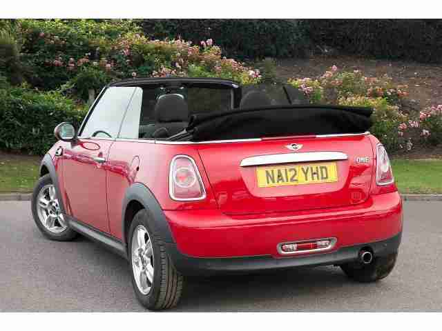2012 Mini Convertible 1.6 One 2Dr Petrol Convertible