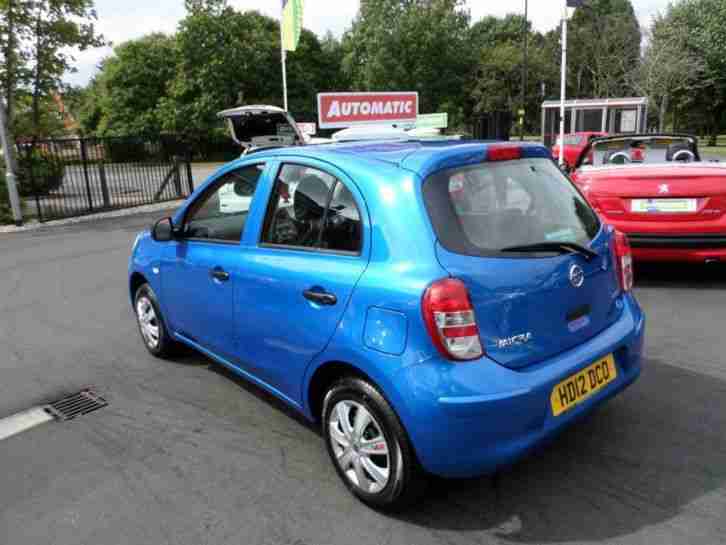 2012 NISSAN MICRA 1.2 Visia 5dr CVT