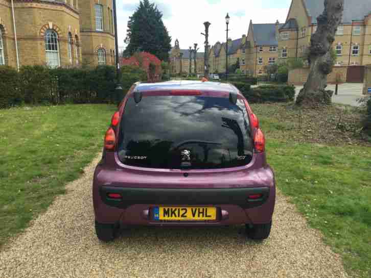 2012 PEUGEOT 107 ALLURE ** 18000 MILES ** 1 OWNER ** FSH **