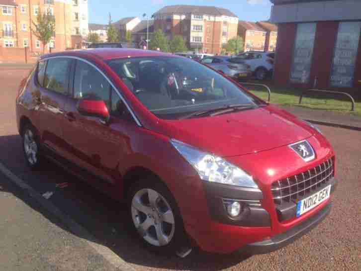 2012 PEUGEOT 3008 Automatic Auto ACTIVE E HDI RED 16500 miles full history