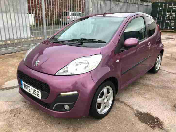 2012 Peugeot 107 1.0 12v ( 68bhp ) Allure, 2 Keys, 12 mth MOT, Stunning Car