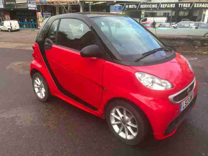 2012 Red Smart fortwo 1.0 with under 17,000 Miles Fully Loaded