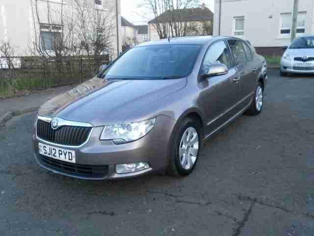 2012 SKODA SUPERB S 2.0 TDI CR 140 MAUVE/PURPLE