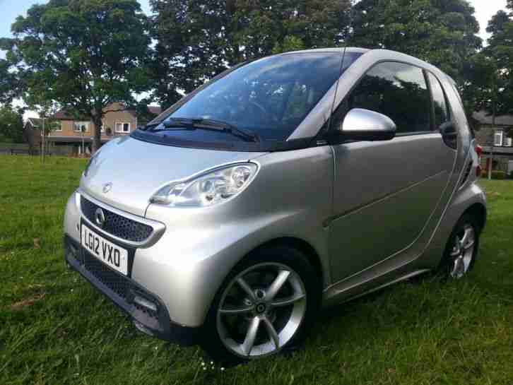 2012 SMART FORTWO PULSE MHD AUTO TRIP TRONIC PADDLESHIFT (START & STOP) FACILITY