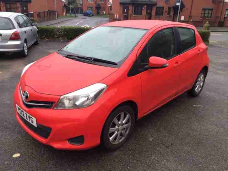 2012 TOYOTA YARIS TR VVT-I RED