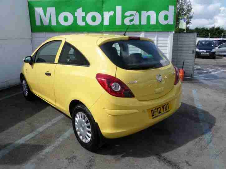 2012 VAUXHALL CORSA 1.0 ecoFLEX S 3dr