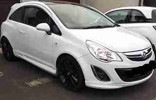 2012 VAUXHALL CORSA LIMITED EDITION WHITE