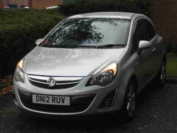 2012 CORSA SXI AC SILVER 3 door