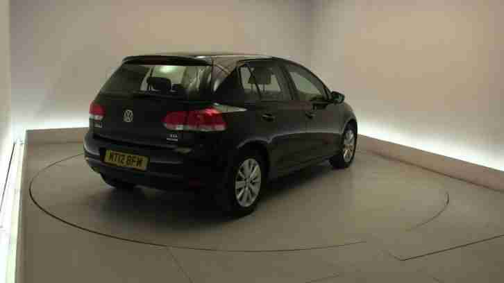 2012 VOLKSWAGEN GOLF 1.6 TDi 105 BlueMotion Tech Match 5dr 10370 diesel