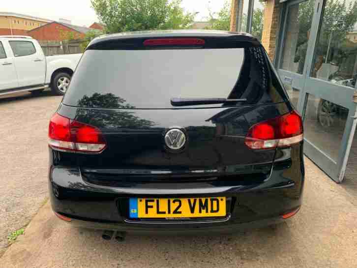 2012 VOLKSWAGEN GOLF GT 2.0 TDI BLACK 5 DOOR 140BHP