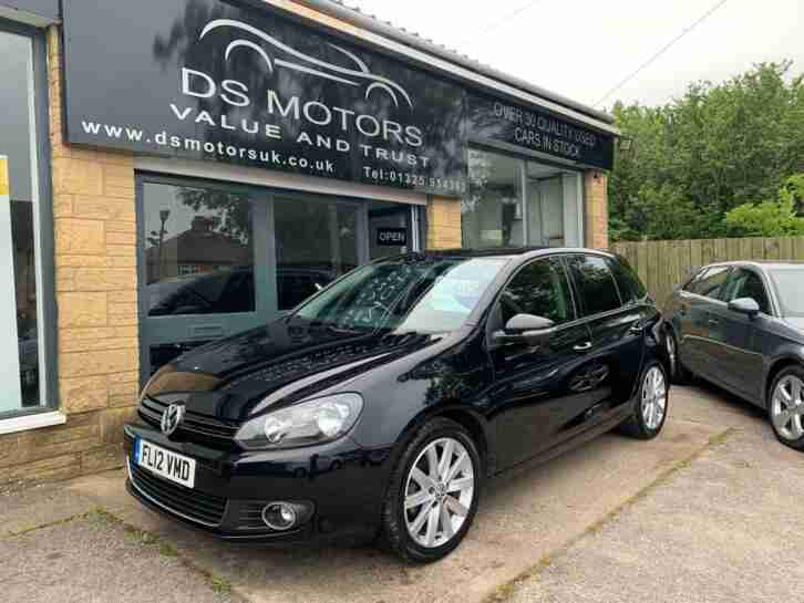 2012 VOLKSWAGEN GOLF GT 2.0 TDI BLACK 5 DOOR 140BHP