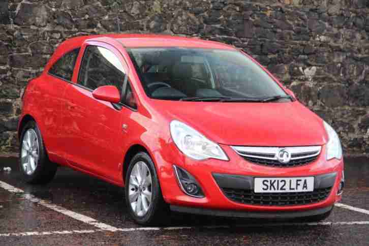 2012 Vauxhall Corsa ACTIVE ECOFLEX Petrol Red