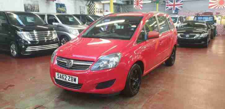 2012 Vauxhall Zafira 1.6 i VVT 16v Exclusiv 5dr MPV Petrol Manual