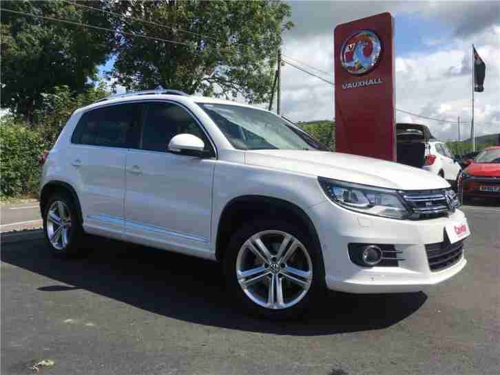2012 Volkswagen Tiguan 2.0 TDi BlueMotion Tech R Line 5dr Diesel white Manual