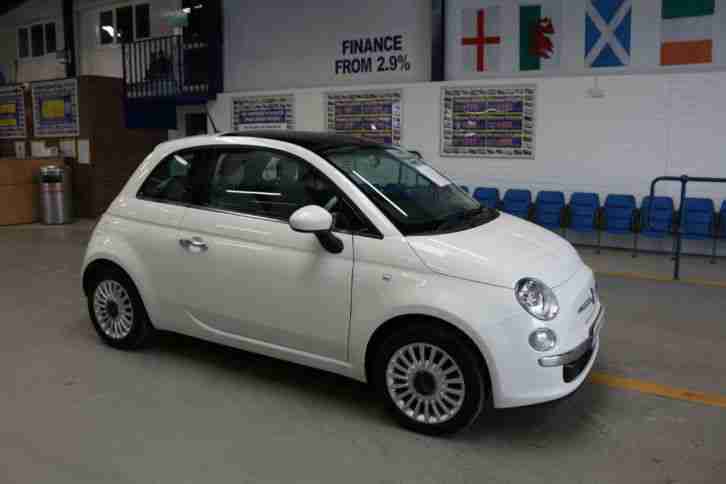 2013 - 13 - FIAT 500 LOUNGE 1.2 PETROL 3 DOOR HATCHBACK (GUIDE PRICE)