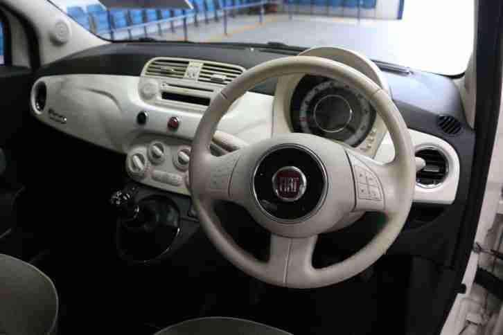 2013 - 13 - FIAT 500 LOUNGE 1.2 PETROL 3 DOOR HATCHBACK (GUIDE PRICE)