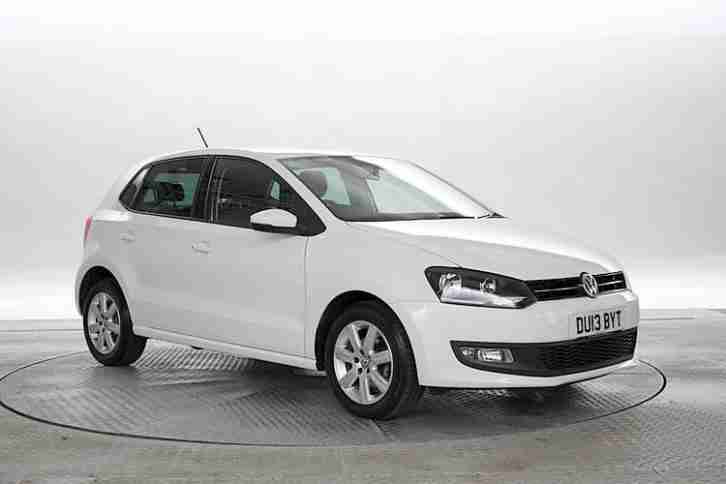 2013 (13 Reg) Volkswagen Polo 1.2 Match White 5 STANDARD PETROL MANUAL