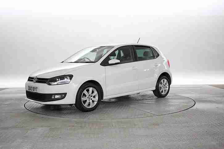 2013 (13 Reg) Volkswagen Polo 1.2 Match White 5 STANDARD PETROL MANUAL