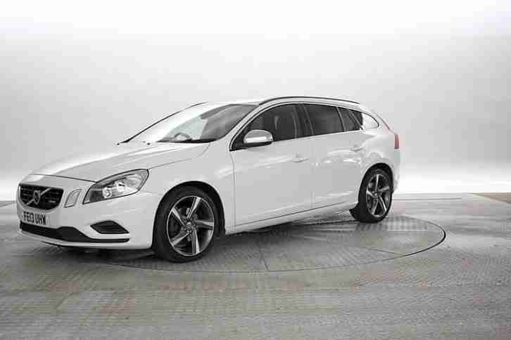 2013 (13 Reg) Volvo V60 2.0 D3 136 R DESIGN White ESTATE DIESEL MANUAL