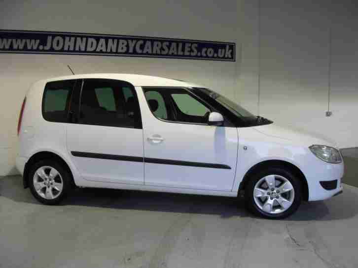 2013 13 Skoda Roomster 1.2 TSI SE (105ps) DSG AUTOMATIC 5 Door White 1 Owner