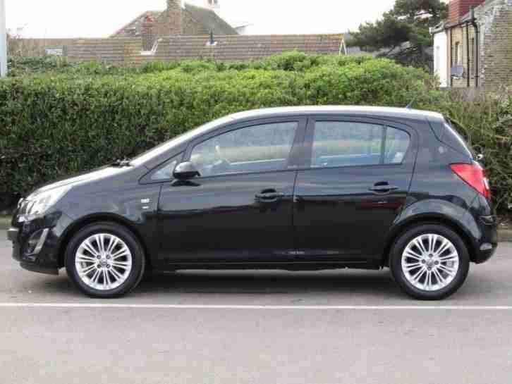 2013 (13) VAUXHALL CORSA SE AUTO 1.4i 16V - 5 DOOR - BLACK - A/CON - LOW MILEAGE