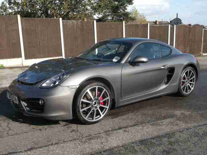 2013 13REG PORCHE CAYMAN S TURBO 3.4 AUTO REPAIRABLE LIGHT DAMAGED SALVAGE DRIVE