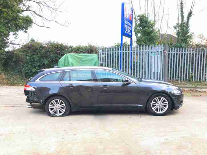 2013 62 JAGUAR XF SPORTBRAKE ESTATE AUTO SPORT LUXURY DAMAGED REPAIRABLE SALVAGE