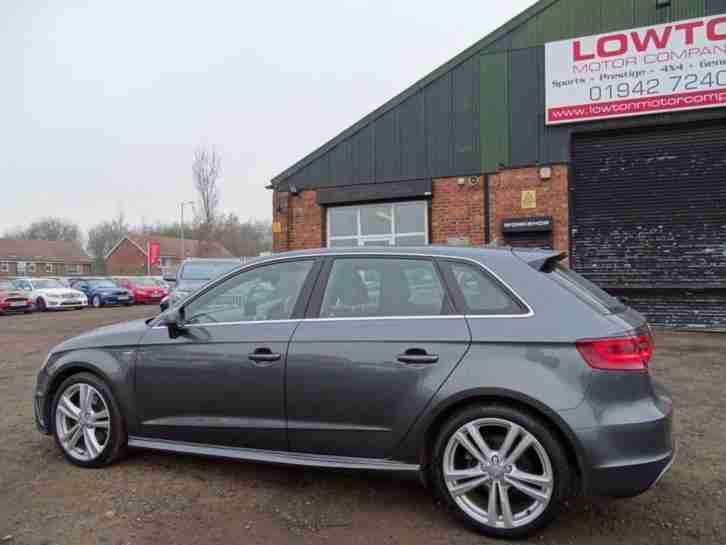 2013 63 AUDI A3 2.0 SPORTBACK TDI S LINE 5DR 182 BHP 1 OWNER FASH DIESEL