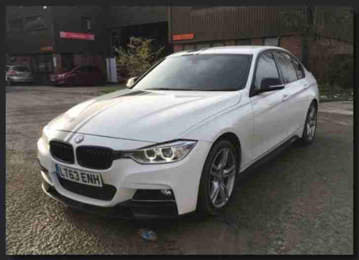 2013 63 BMW 320D AUTO M SPORT IN WHITE M PERFORMANCE