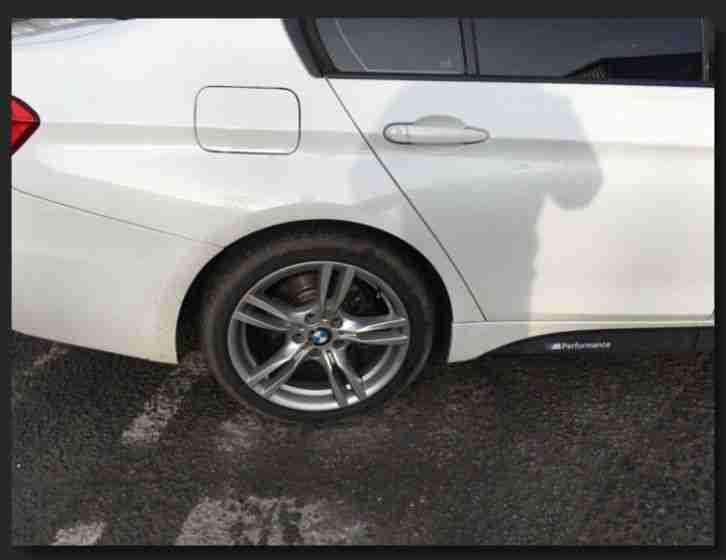 2013 63 BMW 320D AUTO M SPORT IN WHITE M PERFORMANCE