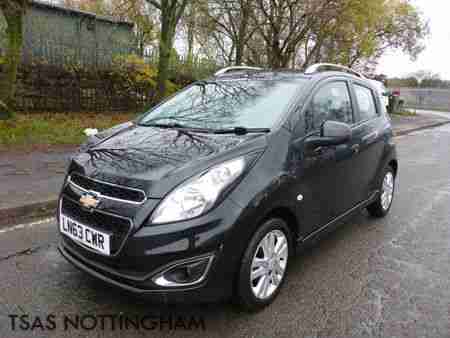 2013 *63* Chevrolet Spark 1.2 LTZ 81 Black Damaged Salvage CAT D