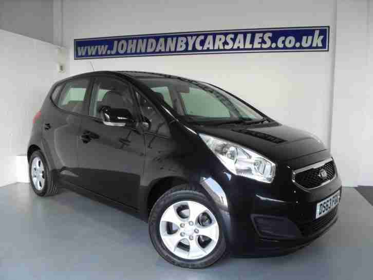 2013 63 Kia Venga 2 1.6 5 Door AUTOMATIC LOW MILEAGE Black