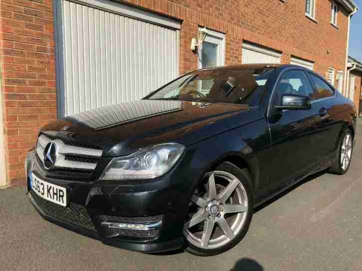 2013 63 Mercedes Benz C Class Coupe AMG Sport C250 CDI 205bhp Auto 24,000Miles