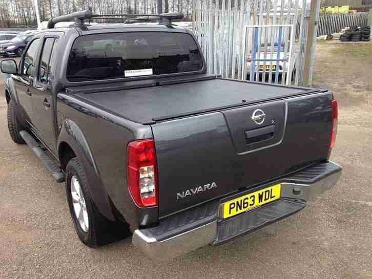 2013 63 NISSAN NAVARA 2.5 DCI TEKNA NO VAT 4DR PICK UP AUTO 188 BHP DIESEL