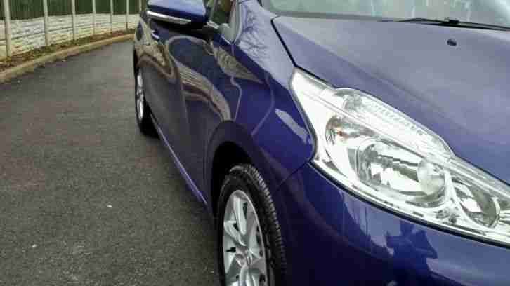 2013"63" PEUGEOT 208 1.2 ACTIVE BLUE CAT D 8K MILES £20 RD TAX 0CT 13 REG