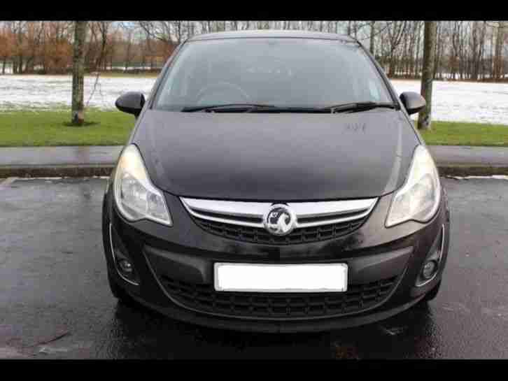 2013 (63 PLATE) VAUXHALL CORSA 1.4 i 16v SXi 5 DOORS HATCHBACK IN BLACK WIT MOT