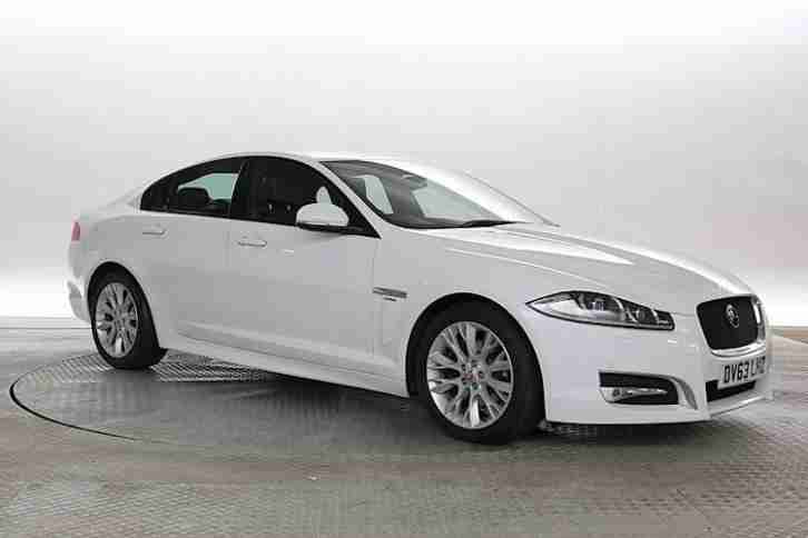 2013 (63 Reg) Jaguar XF 2.2 D 200 R-Sport Polaris White DIESEL AUTOMATIC