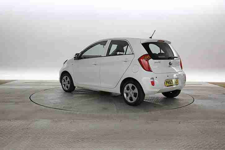 2013 (63 Reg) KIA Picanto 1.0 1 White 5 STANDARD PETROL MANUAL