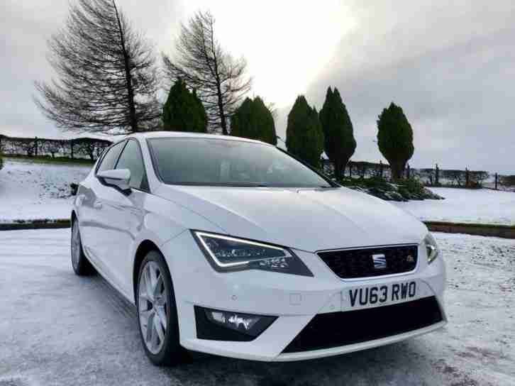 2013 63 SEAT LEON FR TECHNOLOGY TDI 1968CC DIESEL 5 DOOR HATCHBACK 150 BHP