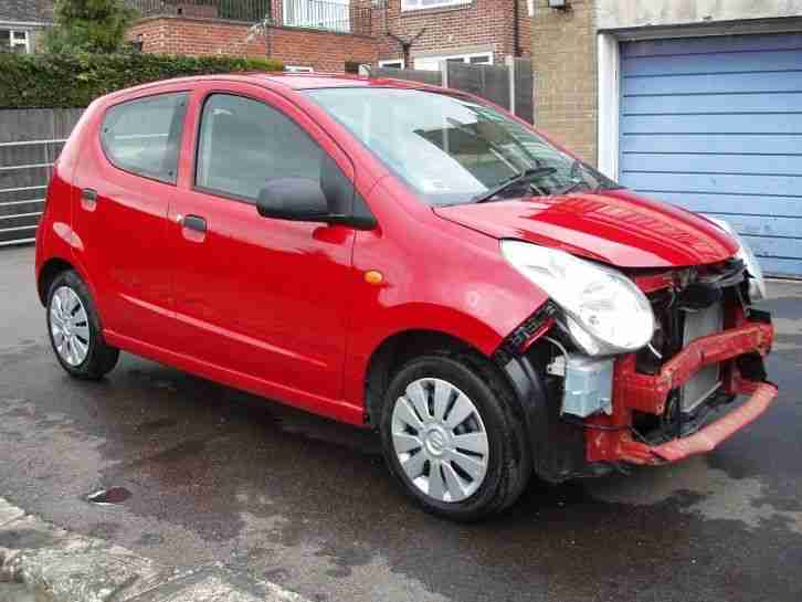 2013 63 SUZUKI ALTO SZ RED DAMAGE REPAIRABLE SALVAGE