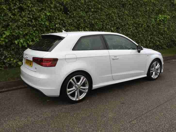Audi A 3 S Line White 2013