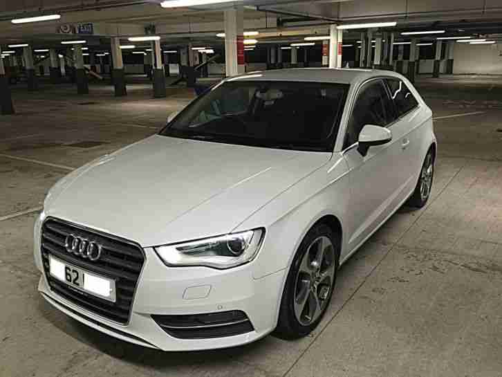 2013 AUDI A3 SPORT 2.0 TDI WHITE STUNNING! POP UP SAT NAV 18" ALLOYS NO RESERVE