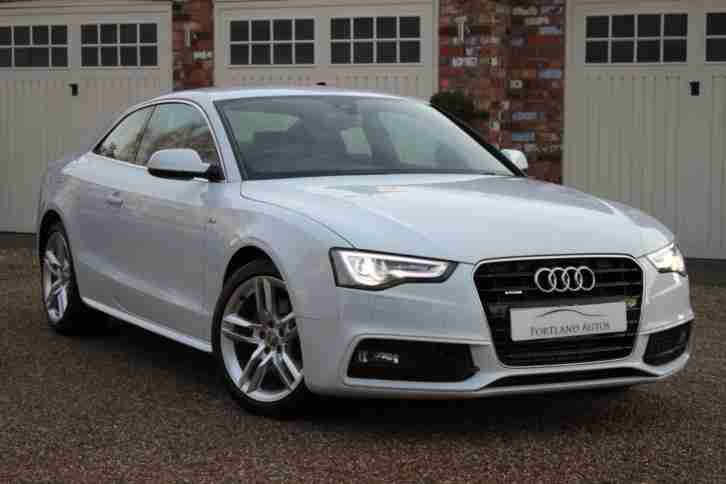 2013 AUDI A5 3.0 TDI 245BHP QUATTRO S LINE SAT NAV DRIVER ASSIST PACK COUPE DIES