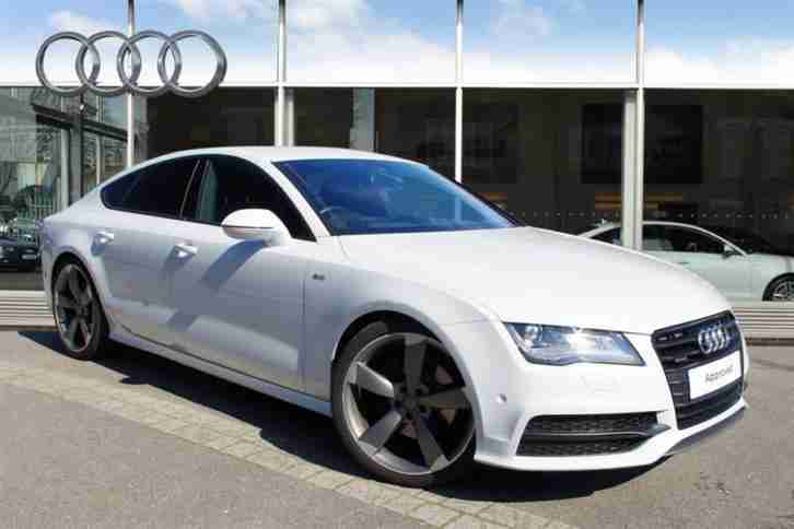 2013 Audi A7 3.0 TDI quattro Black Edition 245PS Diesel white Automatic