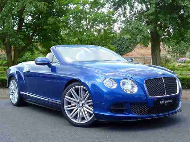 2013 Bentley Continental GT SPEED Petrol blue Automatic